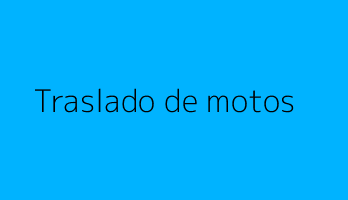Traslado de motos
